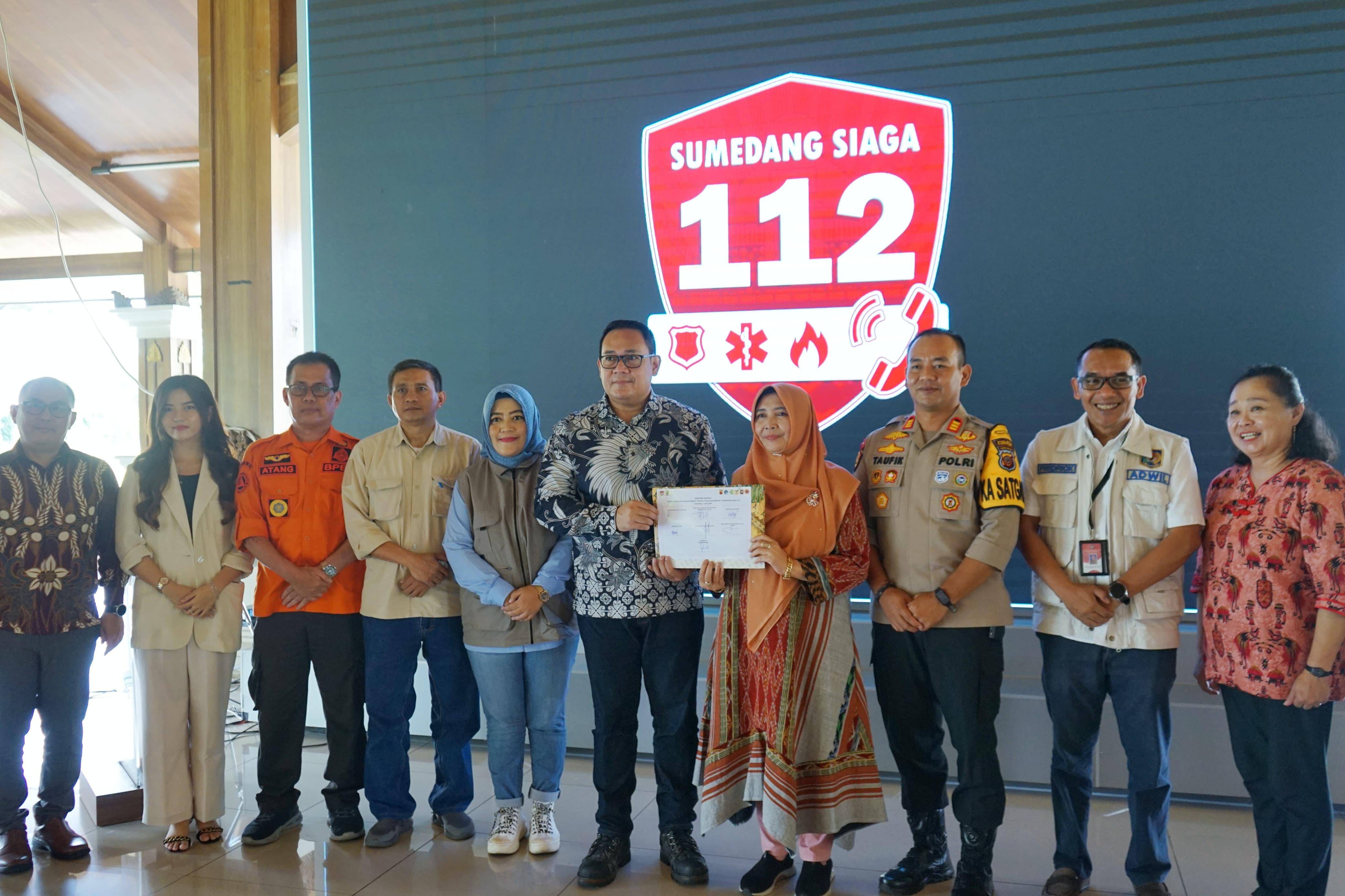 Sumedang Regency collaborates with PT Jasnita Telekomindo Tbk. (JAST) in Launching 112 Service to Enhance Emergency Response in Sumedang Regency
