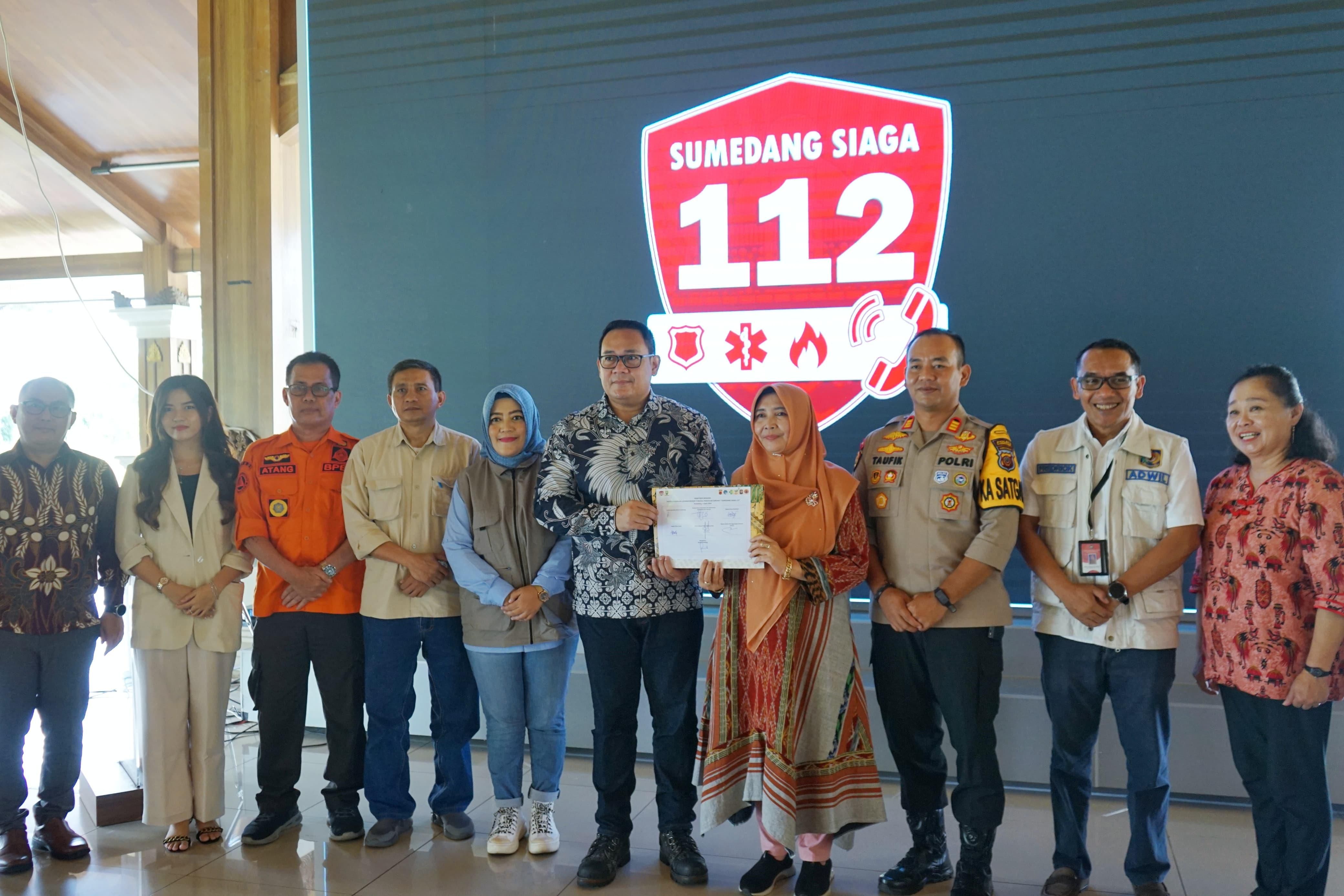Sumedang Regency collaborates with PT Jasnita Telekomindo Tbk. (JAST) in Launching 112 Service to Enhance Emergency Response in Sumedang Regency